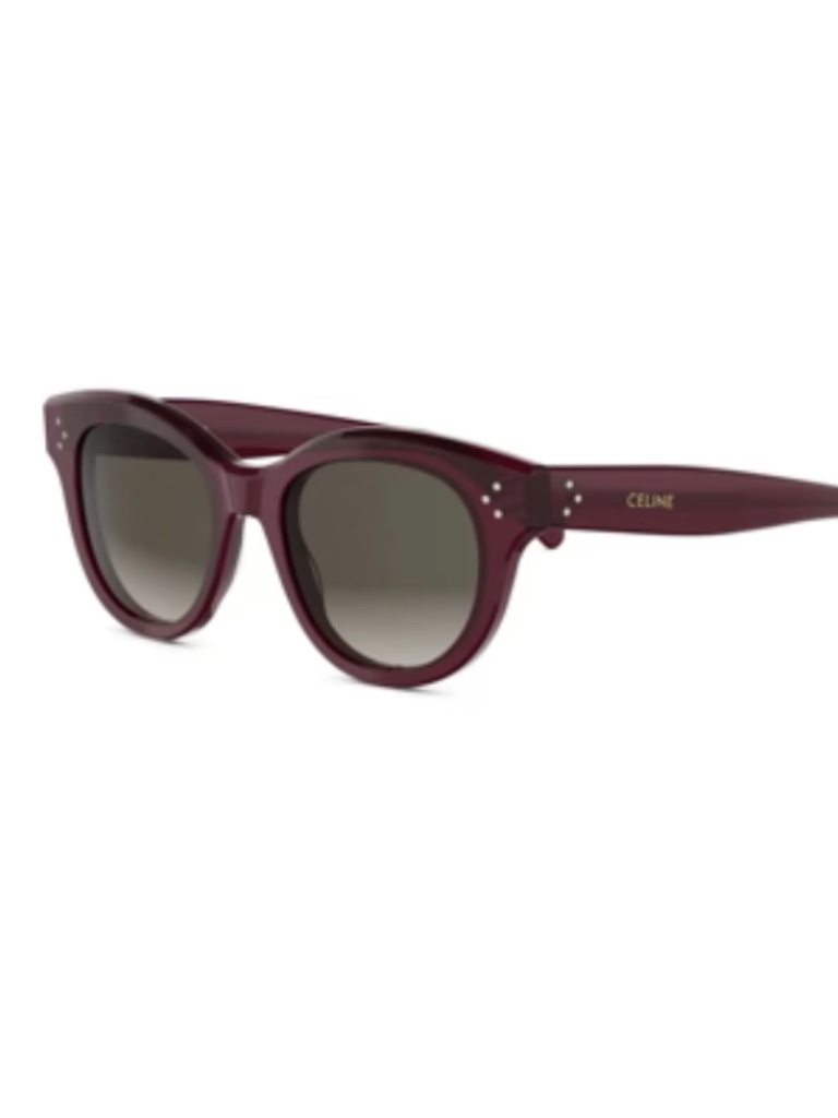 Celine Cl40332i 69f 51 Shiny Red Brown Gradient Sunglasses Cl40332i